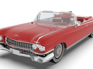 cadillac eldorado biarritz 1959 mid poly 3D Модель