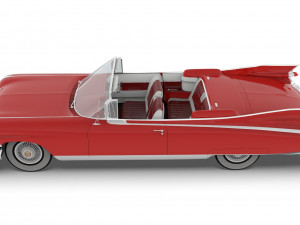 cadillac eldorado biarritz 1959 mid poly 3D-Modell