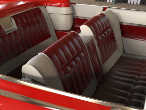 cadillac eldorado biarritz 1959 mid poly 3D-Modell