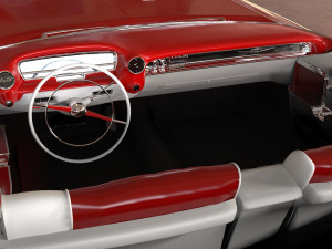 cadillac eldorado biarritz 1959 mid poly 3D-Modell