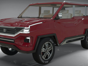 suv original vehicle design 3D Model