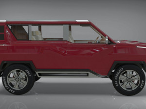 suv original vehicle design 3D Model