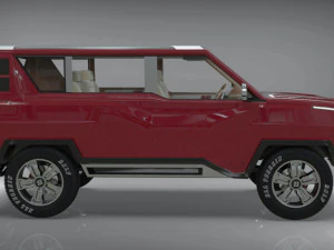 suv original vehicle design 3D Model