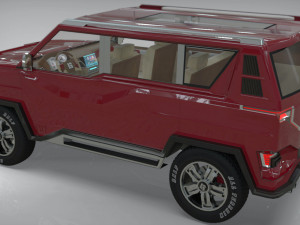 suv original vehicle design 3D Model