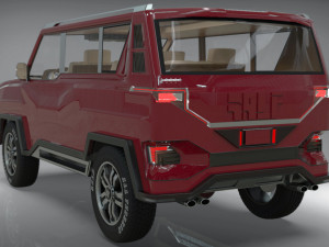 suv original vehicle design 3D Model