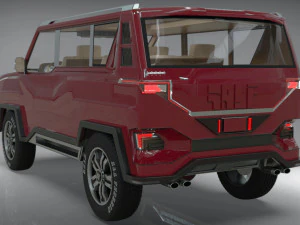 suv original vehicle design 3D Model