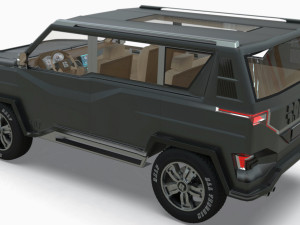 suv original vehicle design 3D Model