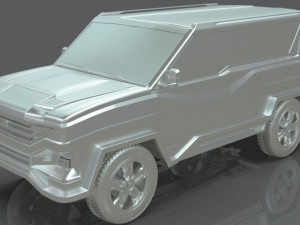 suv original vehicle design 3D Model