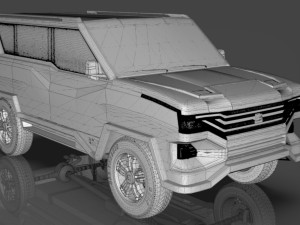 suv original vehicle design 3D Model
