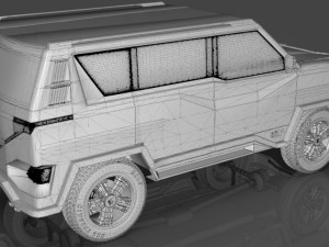 suv original vehicle design 3D Model