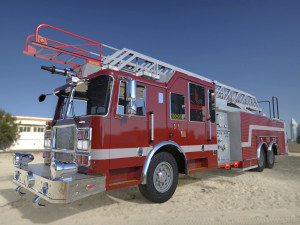 firetruck seagrave 2006 43k low-poly 3D मॉडल