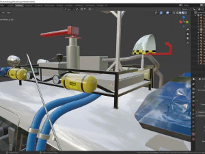 Goshtbusters ecto-1 wagon vehicle cadillac 1959 3D Model