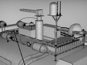 Goshtbusters ecto-1 wagon vehicle cadillac 1959 3D Model
