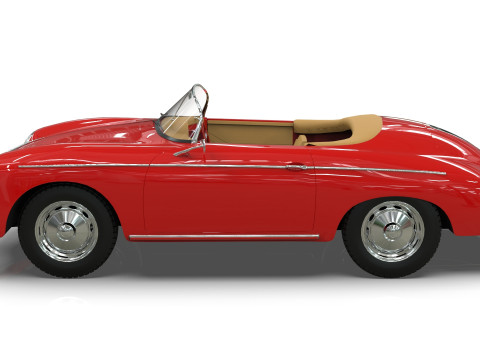 Porsche C365 Speedster 1966 3D Model