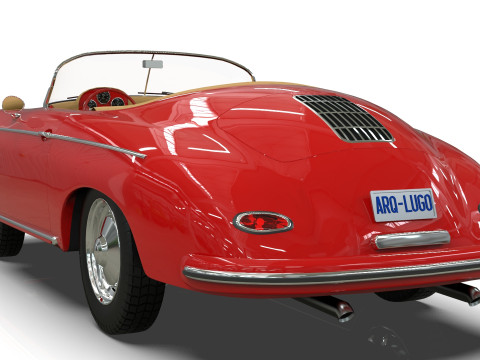 Porsche C365 Speedster 1966 3D Model