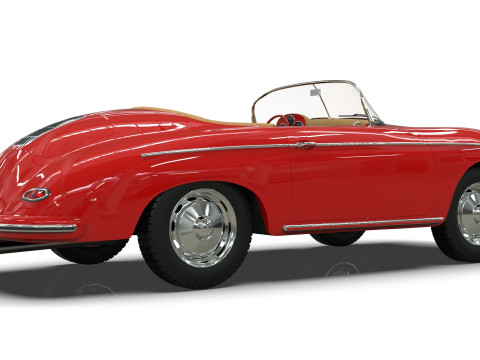 Porsche C365 Speedster 1966 3D Model