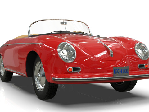 Porsche C365 Speedster 1966 3D Model