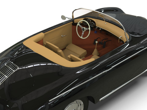 Porsche C365 Speedster 1966 3D Model