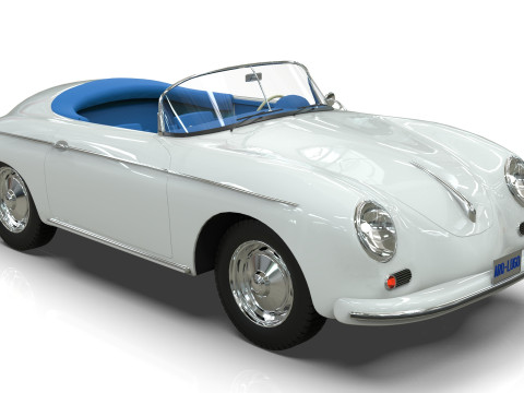 Porsche C365 Speedster 1966 3D Model