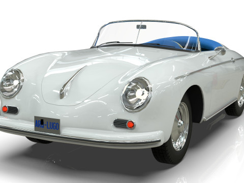 Porsche C365 Speedster 1966 3D Model