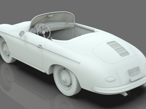 Porsche C365 Speedster 1966 3D Model