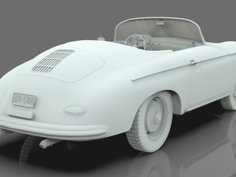 Porsche C365 Speedster 1966 3D Model
