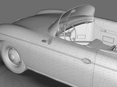 Porsche C365 Speedster 1966 3D Model