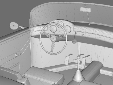 Porsche C365 Speedster 1966 3D Model
