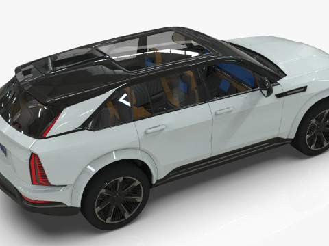 Cadillac Escalade IQ 2024 Low-poly 3D 模型