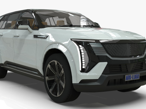 Cadillac Escalade IQ 2024 Low-poly 3D 模型