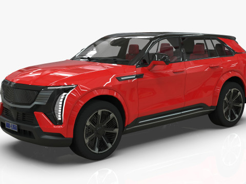 Cadillac Escalade IQ 2024 Low-poly 3D 模型