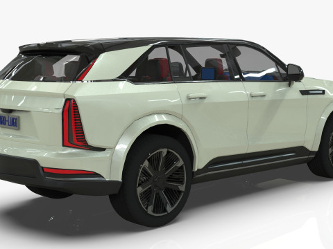 Cadillac Escalade IQ 2024 Low-poly 3D 模型