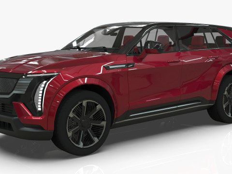 Cadillac Escalade IQ 2024 Low-poly 3D 模型