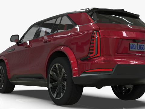 Cadillac Escalade IQ 2024 Low-poly 3D 模型