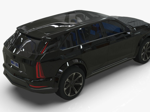 Cadillac Escalade IQ 2024 Low-poly 3D 模型