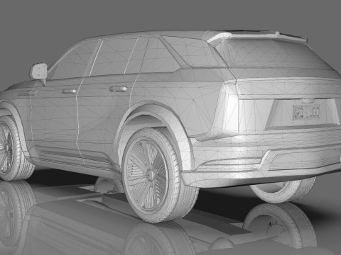 Cadillac Escalade IQ 2024 Low-poly 3D 模型