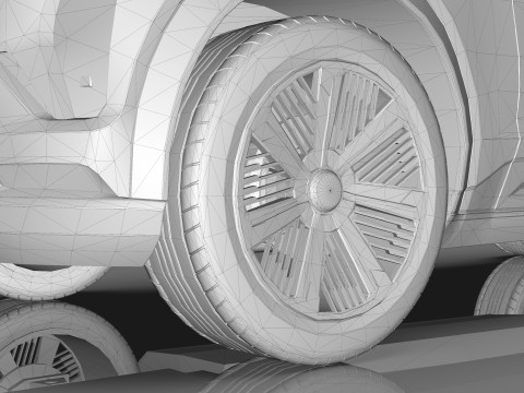 Cadillac Escalade IQ 2024 Low-poly 3D 模型
