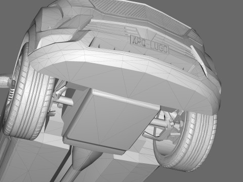 Cadillac Escalade IQ 2024 Low-poly 3D 模型