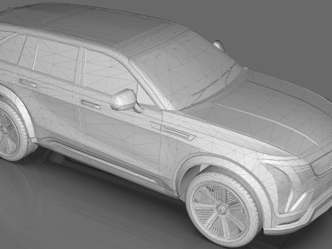 Cadillac Escalade IQ 2024 Low-poly 3D 模型