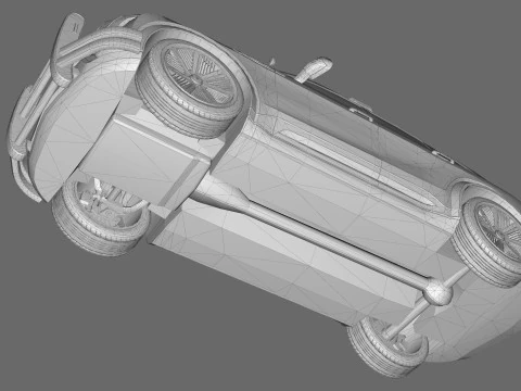 Cadillac Escalade IQ 2024 Police Interceptor Low-poly 3D Model
