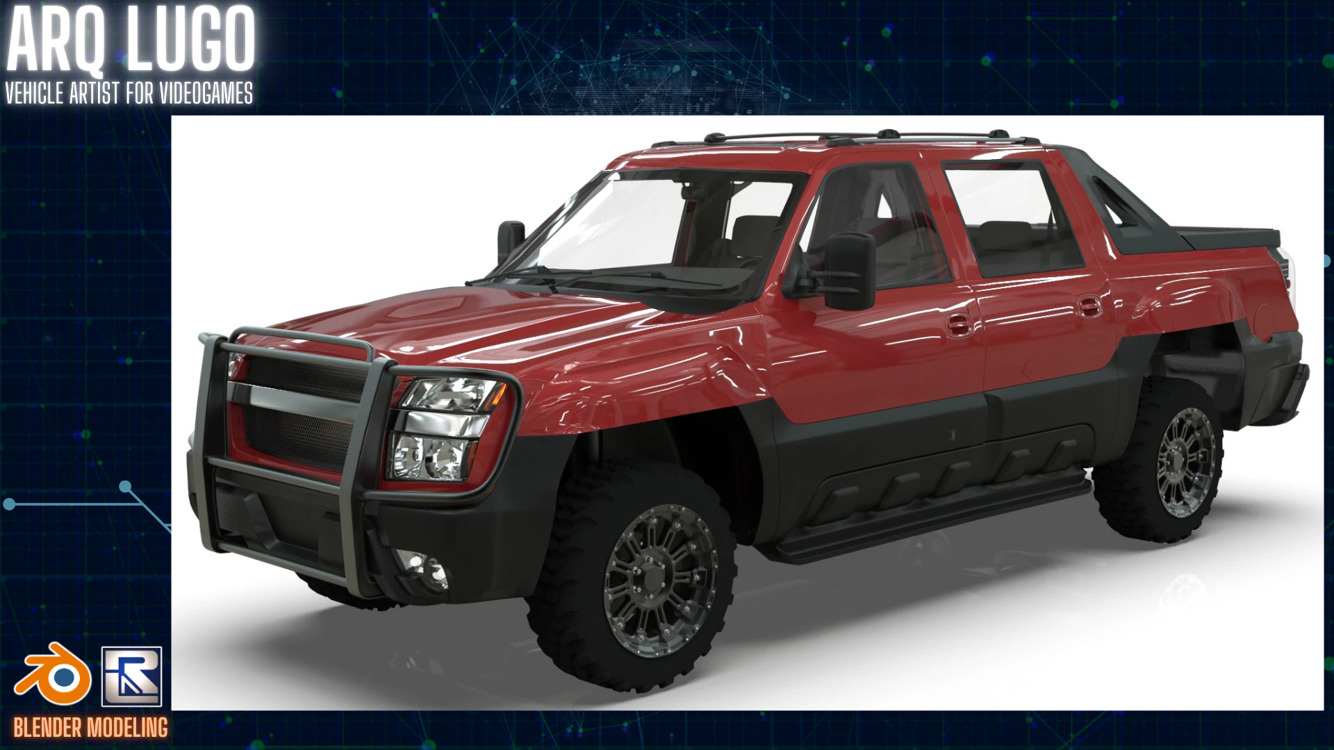 Chevrolet Avalanche 2002 3D Model .c4d .max .obj .3ds .fbx .stl .blend 