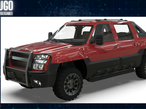 Chevrolet Avalanche 2002 3D Model