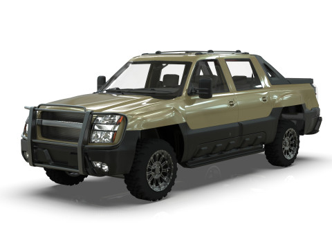 Chevrolet Avalanche 2002 3D Model