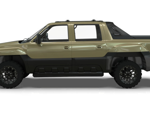 Chevrolet Avalanche 2002 3D Model