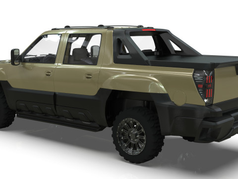 Chevrolet Avalanche 2002 3D Model
