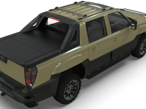 Chevrolet Avalanche 2002 3D Model