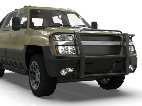 Chevrolet Avalanche 2002 3D Model