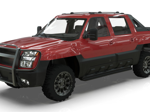 Chevrolet Avalanche 2002 3D Model