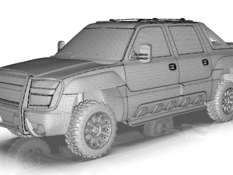 Chevrolet Avalanche 2002 3D Model