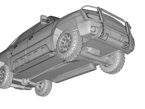 Chevrolet Avalanche 2002 3D Model